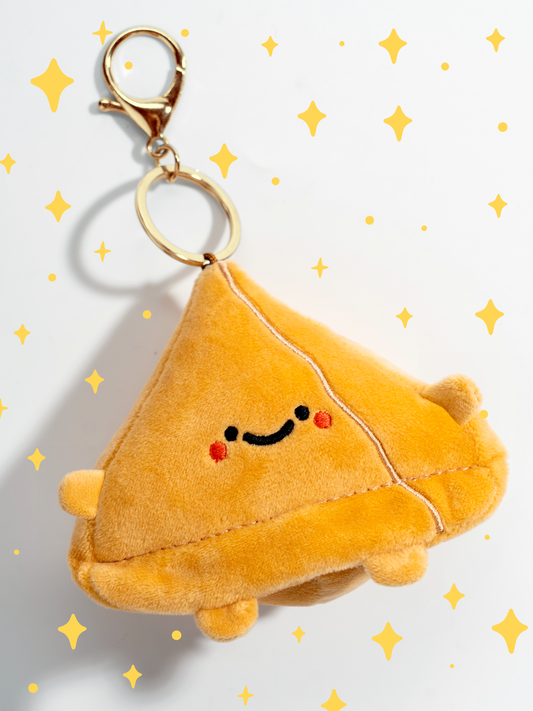 sammo the samosa plush keychain